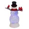 Kurt Adler 11.42-Inch Battery Operated LED Swirl Glitter Snowman